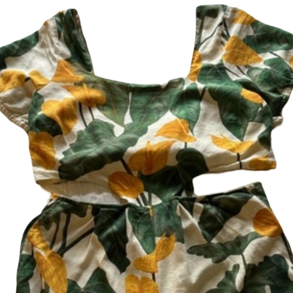 FARM Rio Cutout Tie-Back Romper M - Picture 5 of 15